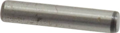 Value Collection - 3/32" Diam x 1/2" Pin Length Grade 8 Alloy Steel Standard Dowel Pin - C 50-58 Hardness, 1,800 Lb Breaking Strength, 1 Beveled & 1 Rounded End - Exact Tooling