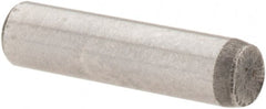 Value Collection - 1/8" Diam x 1/2" Pin Length Grade 8 Alloy Steel Standard Dowel Pin - C 50-58 Hardness, 3,200 Lb Breaking Strength, 1 Beveled & 1 Rounded End - Exact Tooling