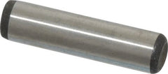 Value Collection - 3/16" Diam x 3/4" Pin Length Grade 8 Alloy Steel Standard Dowel Pin - C 50-58 Hardness, 7,200 Lb Breaking Strength, 1 Beveled & 1 Rounded End - Exact Tooling