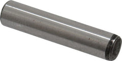 Value Collection - 3/16" Diam x 7/8" Pin Length Grade 8 Alloy Steel Standard Dowel Pin - C 50-58 Hardness, 7,200 Lb Breaking Strength, 1 Beveled & 1 Rounded End - Exact Tooling