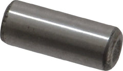 Value Collection - 1/4" Diam x 5/8" Pin Length Grade 8 Alloy Steel Standard Dowel Pin - C 50-58 Hardness, 12,800 Lb Breaking Strength, 1 Beveled & 1 Rounded End - Exact Tooling