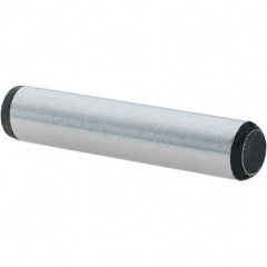 Value Collection - 1/4" Diam x 1-1/4" Pin Length Grade 8 Alloy Steel Standard Dowel Pin - C 50-58 Hardness, 12,800 Lb Breaking Strength, 1 Beveled & 1 Rounded End - Exact Tooling