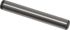 Value Collection - 1/4" Diam x 1-3/4" Pin Length Grade 8 Alloy Steel Standard Dowel Pin - C 50-58 Hardness, 12,800 Lb Breaking Strength, 1 Beveled & 1 Rounded End - Exact Tooling