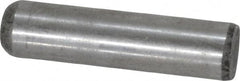 Value Collection - 5/16" Diam x 1-1/4" Pin Length Grade 8 Alloy Steel Standard Dowel Pin - C 50-58 Hardness, 20,000 Lb Breaking Strength, 1 Beveled & 1 Rounded End - Exact Tooling