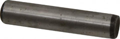 Value Collection - 5/16" Diam x 1-1/2" Pin Length Grade 8 Alloy Steel Standard Dowel Pin - C 50-58 Hardness, 20,000 Lb Breaking Strength, 1 Beveled & 1 Rounded End - Exact Tooling