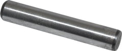 Value Collection - 5/16" Diam x 1-3/4" Pin Length Grade 8 Alloy Steel Standard Dowel Pin - C 50-58 Hardness, 20,000 Lb Breaking Strength, 1 Beveled & 1 Rounded End - Exact Tooling