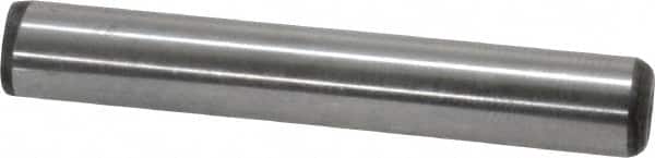 Value Collection - 5/16" Diam x 2" Pin Length Grade 8 Alloy Steel Standard Dowel Pin - C 50-58 Hardness, 20,000 Lb Breaking Strength, 1 Beveled & 1 Rounded End - Exact Tooling