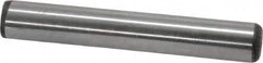 Value Collection - 5/16" Diam x 2" Pin Length Grade 8 Alloy Steel Standard Dowel Pin - C 50-58 Hardness, 20,000 Lb Breaking Strength, 1 Beveled & 1 Rounded End - Exact Tooling