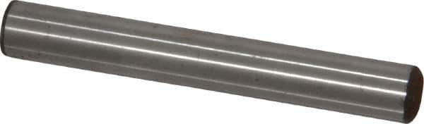 Value Collection - 5/16" Diam x 2-1/4" Pin Length Grade 8 Alloy Steel Standard Dowel Pin - C 50-58 Hardness, 20,000 Lb Breaking Strength, 1 Beveled & 1 Rounded End - Exact Tooling