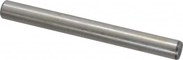 Value Collection - 5/16" Diam x 3" Pin Length Grade 8 Alloy Steel Standard Dowel Pin - C 50-58 Hardness, 20,000 Lb Breaking Strength, 1 Beveled & 1 Rounded End - Exact Tooling