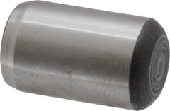 Value Collection - 3/8" Diam x 5/8" Pin Length Grade 8 Alloy Steel Standard Dowel Pin - C 50-58 Hardness, 28,700 Lb Breaking Strength, 1 Beveled & 1 Rounded End - Exact Tooling