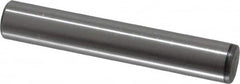 Value Collection - 3/8" Diam x 2-1/4" Pin Length Grade 8 Alloy Steel Standard Dowel Pin - C 50-58 Hardness, 28,700 Lb Breaking Strength, 1 Beveled & 1 Rounded End - Exact Tooling