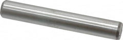 Value Collection - 3/8" Diam x 2-1/2" Pin Length Grade 8 Alloy Steel Standard Dowel Pin - C 50-58 Hardness, 28,700 Lb Breaking Strength, 1 Beveled & 1 Rounded End - Exact Tooling