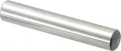 Value Collection - 7/16" Diam x 2-1/2" Pin Length Grade 8 Alloy Steel Standard Dowel Pin - C 50-58 Hardness, 39,100 Lb Breaking Strength, 1 Beveled & 1 Rounded End - Exact Tooling