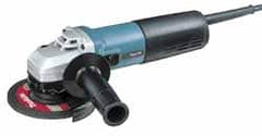 Makita - 5" Wheel Diam, 2,800 to 10,500 RPM, Corded Angle & Disc Grinder - 5/8-11 Spindle, 120 Volts, 12 Amps - Exact Tooling
