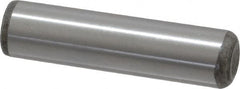 Value Collection - 1/2" Diam x 2" Pin Length Grade 8 Alloy Steel Standard Dowel Pin - C 50-58 Hardness, 51,000 Lb Breaking Strength, 1 Beveled & 1 Rounded End - Exact Tooling