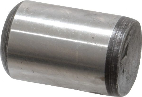 Value Collection - 5/8" Diam x 1" Pin Length Grade 8 Alloy Steel Standard Dowel Pin - C 50-58 Hardness, 79,800 Lb Breaking Strength, 1 Beveled & 1 Rounded End - Exact Tooling