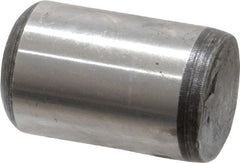Value Collection - 5/8" Diam x 1" Pin Length Grade 8 Alloy Steel Standard Dowel Pin - C 50-58 Hardness, 79,800 Lb Breaking Strength, 1 Beveled & 1 Rounded End - Exact Tooling