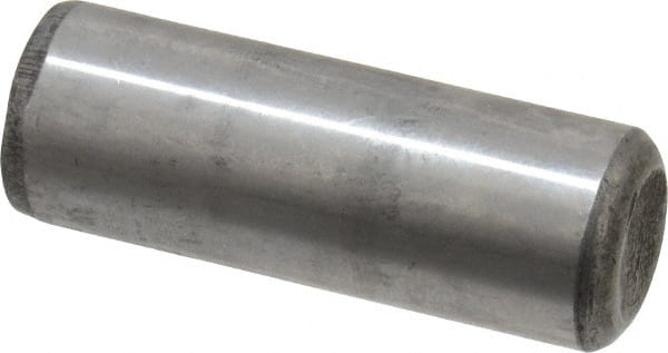 Value Collection - 5/8" Diam x 1-3/4" Pin Length Grade 8 Alloy Steel Standard Dowel Pin - C 50-58 Hardness, 79,800 Lb Breaking Strength, 1 Beveled & 1 Rounded End - Exact Tooling