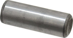 Value Collection - 5/8" Diam x 1-3/4" Pin Length Grade 8 Alloy Steel Standard Dowel Pin - C 50-58 Hardness, 79,800 Lb Breaking Strength, 1 Beveled & 1 Rounded End - Exact Tooling