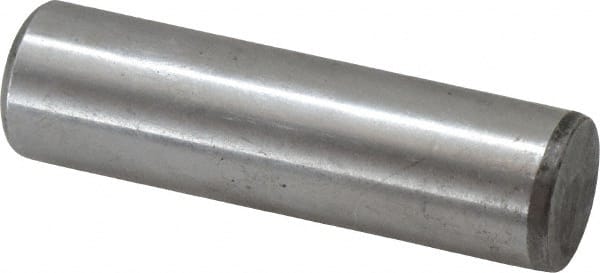 Value Collection - 5/8" Diam x 2-1/4" Pin Length Grade 8 Alloy Steel Standard Dowel Pin - C 50-58 Hardness, 79,800 Lb Breaking Strength, 1 Beveled & 1 Rounded End - Exact Tooling