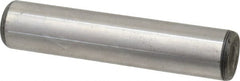 Value Collection - 5/8" Diam x 3" Pin Length Grade 8 Alloy Steel Standard Dowel Pin - C 50-58 Hardness, 79,800 Lb Breaking Strength, 1 Beveled & 1 Rounded End - Exact Tooling