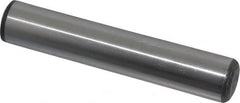 Value Collection - 3/4" Diam x 4" Pin Length Grade 8 Alloy Steel Standard Dowel Pin - C 50-58 Hardness, 114,000 Lb Breaking Strength, 1 Beveled & 1 Rounded End - Exact Tooling