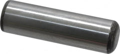 Value Collection - 7/8" Diam x 3" Pin Length Grade 8 Alloy Steel Standard Dowel Pin - C 50-58 Hardness, 156,000 Lb Breaking Strength, 1 Beveled & 1 Rounded End - Exact Tooling