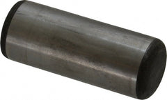 Value Collection - 1" Diam x 2-1/2" Pin Length Grade 8 Alloy Steel Standard Dowel Pin - C 50-58 Hardness, 204,000 Lb Breaking Strength, 1 Beveled & 1 Rounded End - Exact Tooling