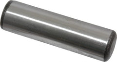 Value Collection - 1" Diam x 3-1/2" Pin Length Grade 8 Alloy Steel Standard Dowel Pin - C 50-58 Hardness, 204,000 Lb Breaking Strength, 1 Beveled & 1 Rounded End - Exact Tooling