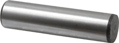 Value Collection - 1" Diam x 4" Pin Length Grade 8 Alloy Steel Standard Dowel Pin - C 50-58 Hardness, 204,000 Lb Breaking Strength, 1 Beveled & 1 Rounded End - Exact Tooling