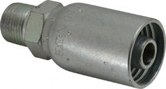 Eaton - 3/8-18 NPT Straight Hydraulic Hose Fitting - 1/2" Hose Diam - Exact Tooling