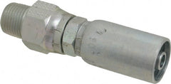 Eaton - 3/8-18 Thread Straight Hydraulic Hose Fitting - 3/8" Hose Diam - Exact Tooling