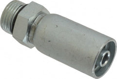 Eaton - 3/4-16 Thread Straight Hydraulic Hose Fitting - 3/8" Hose Diam - Exact Tooling