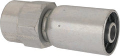Eaton - 1/2-14 Thread Straight Hydraulic Hose Fitting - 1/2" Hose Diam - Exact Tooling