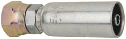 Eaton - 1/4-18 Thread Straight Hydraulic Hose Fitting - 1/4" Hose Diam - Exact Tooling