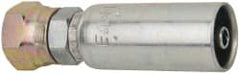 Eaton - 1/4-18 Thread Straight Hydraulic Hose Fitting - 1/4" Hose Diam - Exact Tooling