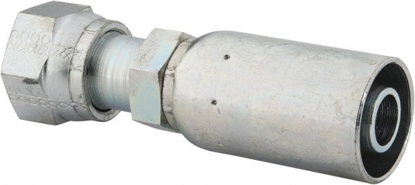 Eaton - 1-14 Thread Straight Hydraulic Hose Fitting - 5/8" Hose Diam - Exact Tooling