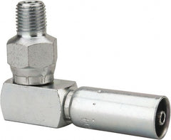 Eaton - 1/4-18 Thread Hydraulic Hose Elbow - 1/4" Hose Diam - Exact Tooling