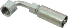 Eaton - 9/16-18 Thread Hydraulic Hose Elbow - 1/4" Hose Diam - Exact Tooling