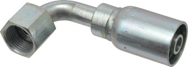 Eaton - 13/16-16 Thread Hydraulic Hose Elbow - 1/2" Hose Diam - Exact Tooling