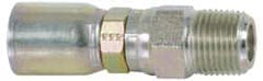 Eaton - 1/2-14 Thread Straight Hydraulic Hose Fitting - 1/2" Hose Diam - Exact Tooling