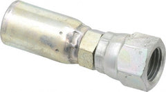 Eaton - 7/16-20 SAE Straight Hydraulic Hose Fitting - 1/4" Hose Diam - Exact Tooling