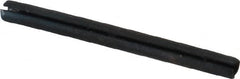 Made in USA - 1/16" Diam x 3/4" Long Slotted Spring Pin - Grade 1070-1090 Alloy Steel, Black Oxide Finish - Exact Tooling