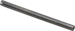 Made in USA - 1/16" Diam x 7/8" Long Slotted Spring Pin - Grade 1070-1090 Alloy Steel, Black Oxide Finish - Exact Tooling