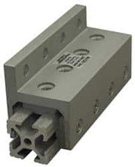 80/20 Inc. - 1-5/8" Wide, 1.968" High, Open Shelving Accessory/Component - Aluminum, 4" Long, 4" Deep, Use with Series 10 - 1010 Extrusion - Exact Tooling