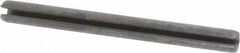 Made in USA - 1/8" Diam x 1-3/8" Long Slotted Spring Pin - Grade 1070-1090 Alloy Steel, Black Oxide Finish - Exact Tooling