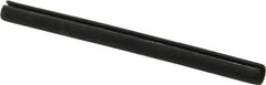Made in USA - 1/8" Diam x 1-5/8" Long Slotted Spring Pin - Grade 1070-1090 Alloy Steel, Black Oxide Finish - Exact Tooling