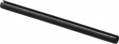 Made in USA - 1/8" Diam x 1-7/8" Long Slotted Spring Pin - Grade 1070-1090 Alloy Steel, Black Oxide Finish - Exact Tooling