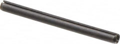Made in USA - 3/16" Diam x 2-1/4" Long Slotted Spring Pin - Grade 1070-1090 Alloy Steel, Black Oxide Finish - Exact Tooling